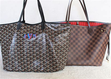 goyard never full|louis vuitton neverfull vs the goyard.